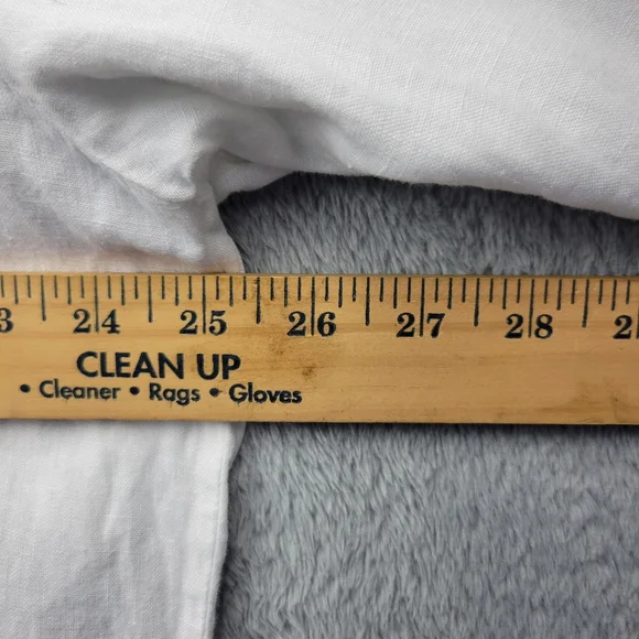 Murano Baird Mcnutt Mens Linen Shirt Size XL Floral Long Sleeve Button Front - Picture 7 of 12